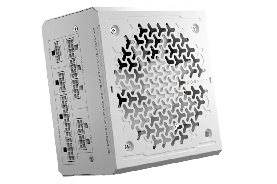 The text on the image reads: "12V-2x6 MOTHERBOARD PCle - CPU ONLY + SETS CABLE 4 TYPE CORSAIR GENUINE WITH USE PATA FOR SATA/PATA - SATA DESIGNED + CORSAIR +."