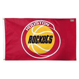 WinCraft - Houston Rockets 3' x 5' Single-Sided Heritage Deluxe Flag - Multicolor