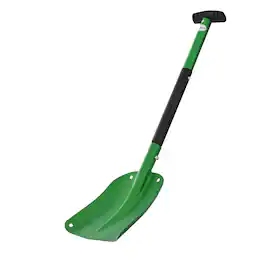 VEVOR - Snow Shovel for Driveway, 8.5 in Wide Aluminum Alloy Snow Shovel with T-shaped Handles, Large Capacity Snowplow Shovels - Green+Black