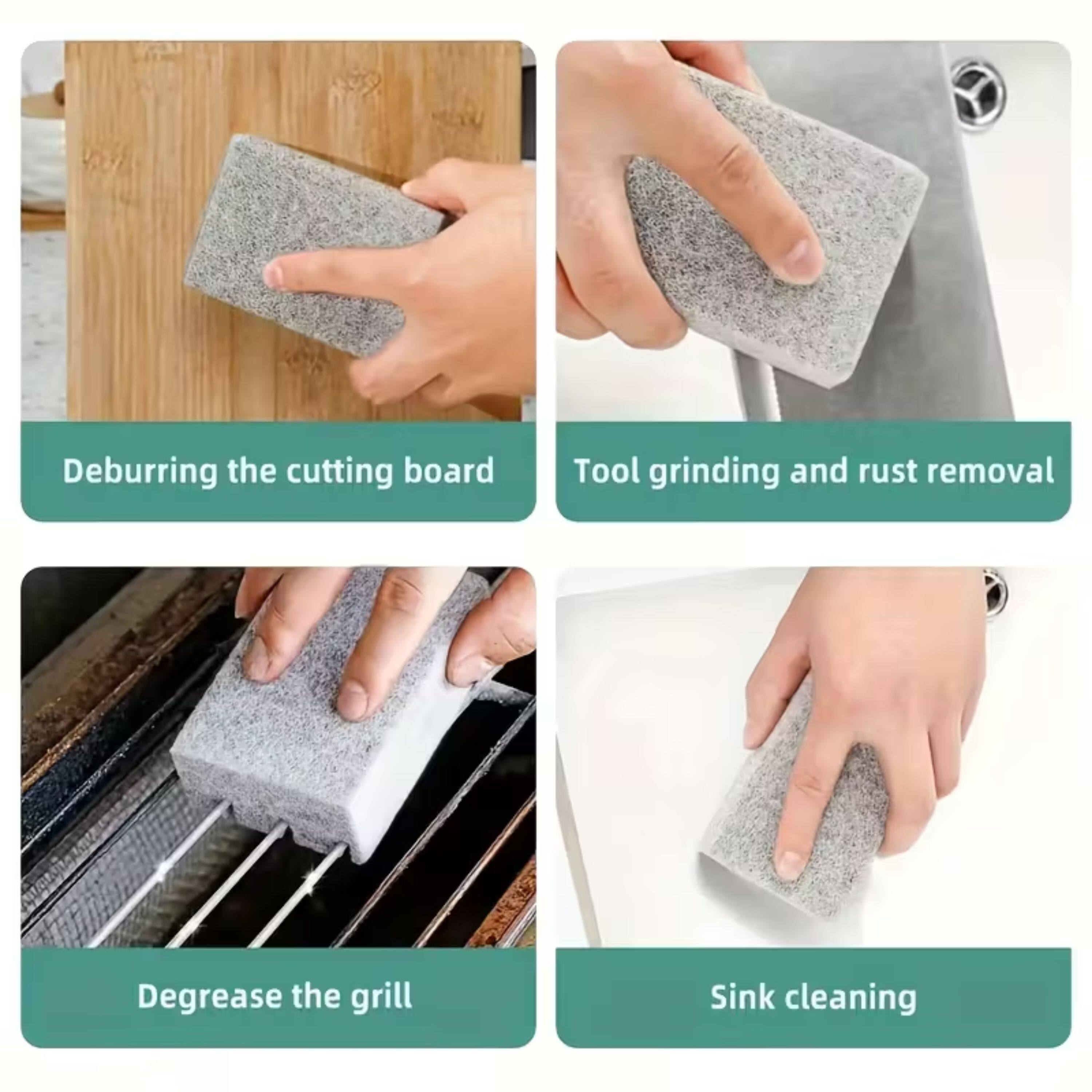 - Deburring the cutting board
- Tool grinding and rust removal
- Degrease the grill
- Sink cleaning