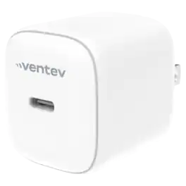 Ventev - 45W ULTRAFAST USB-C Universal GaN Mini Wall Charger - White