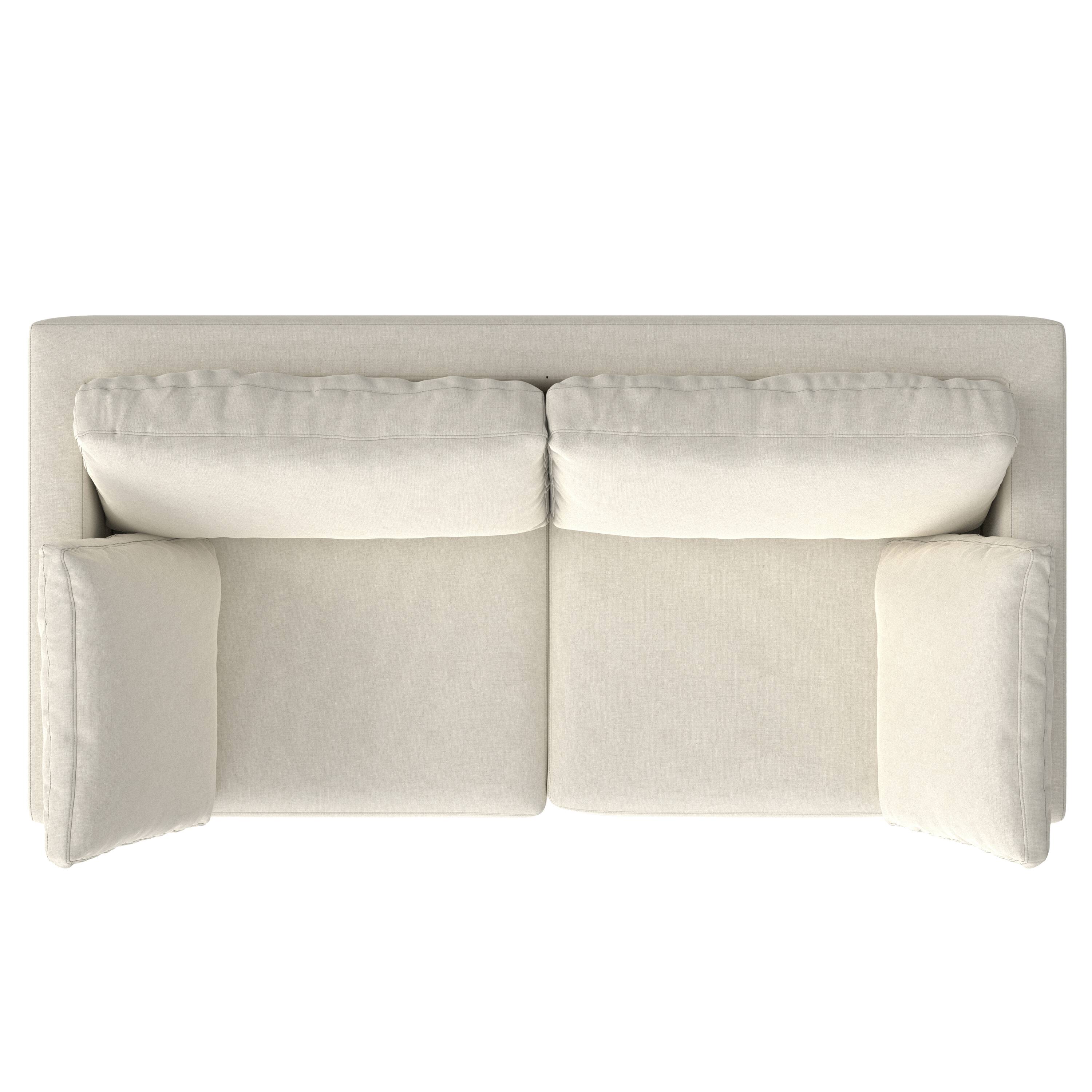 Alt View 1. Simpli Home - Ava 76-inch Sofa in Tightly Woven Performance Fabric - Cream.