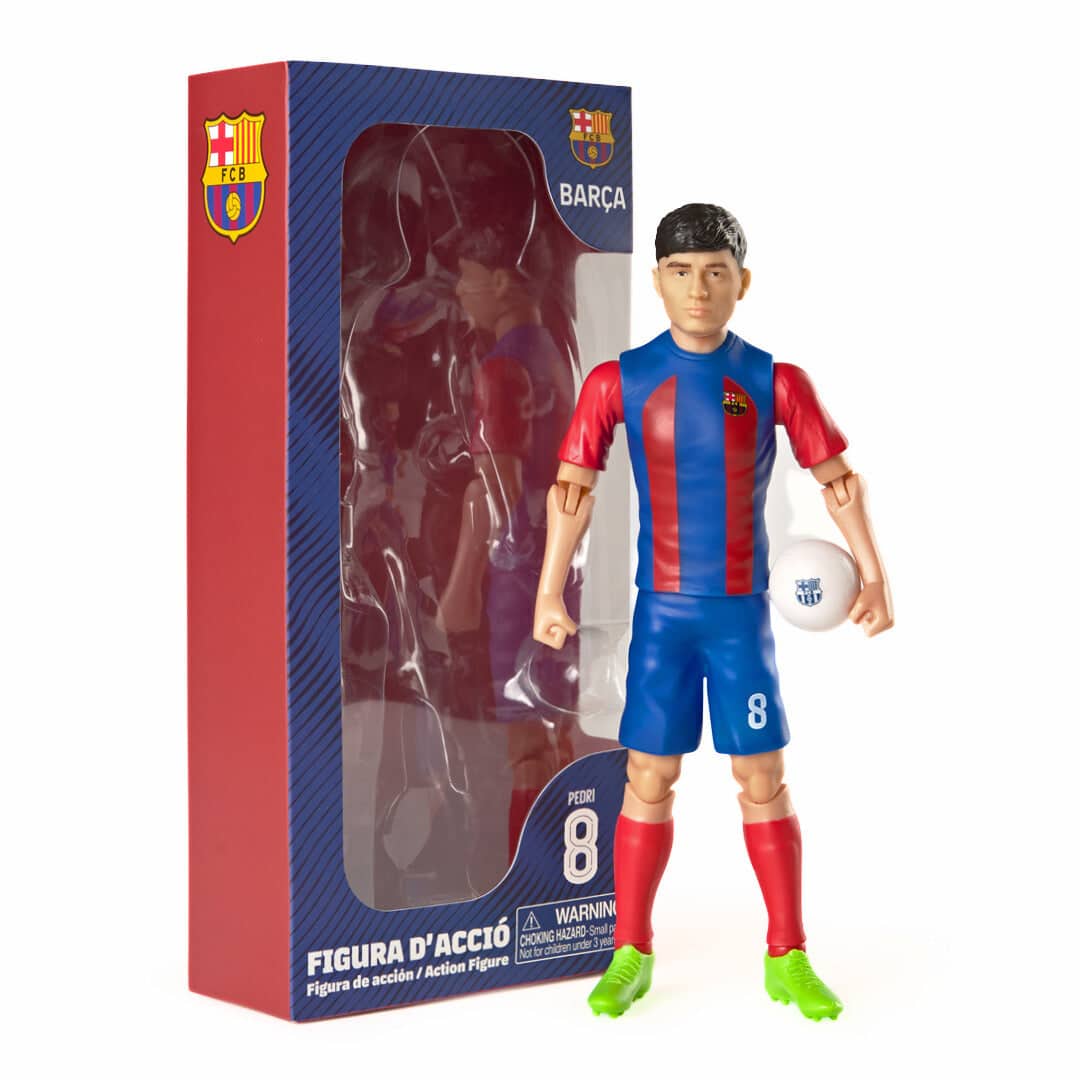 Banbo Toys - SOCKERS FC Barcelona Pedri 8" Collectible Soccer Action Figure