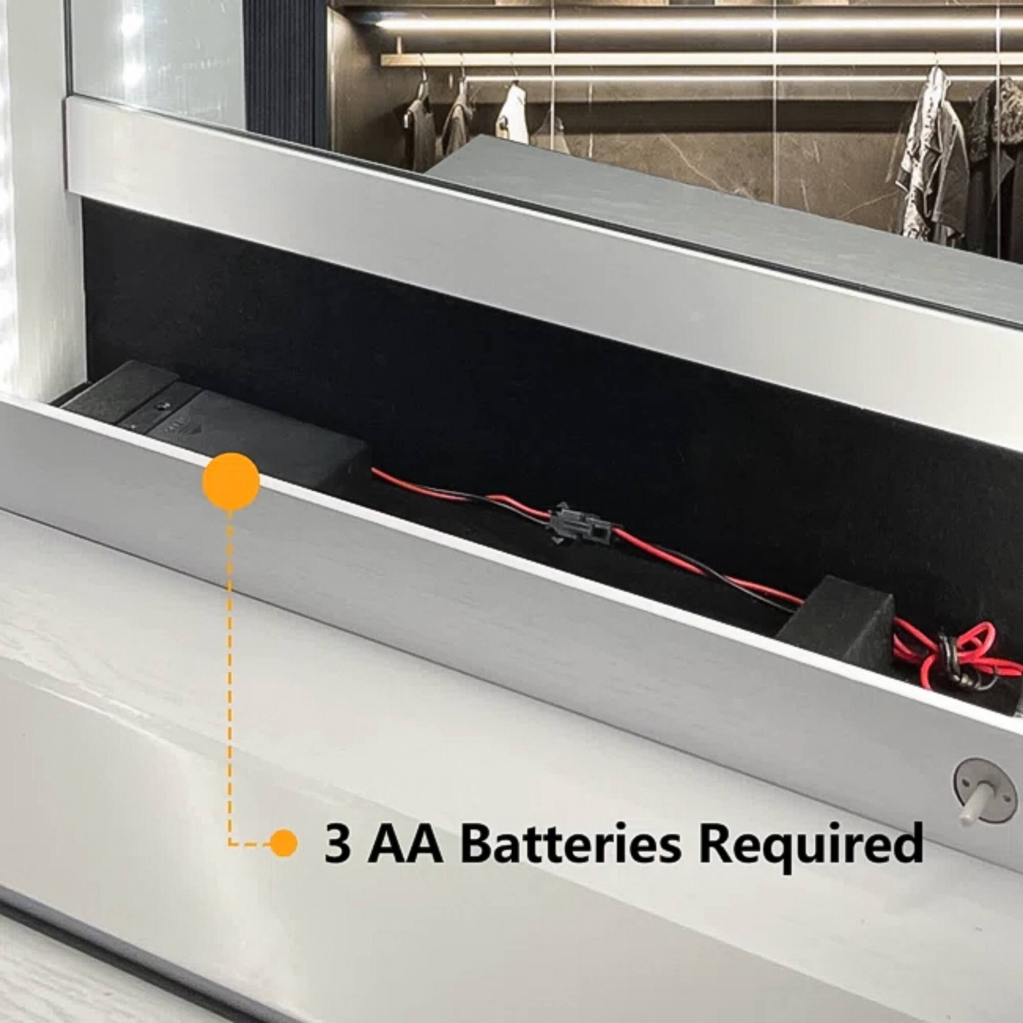 3 AA Batteries Required