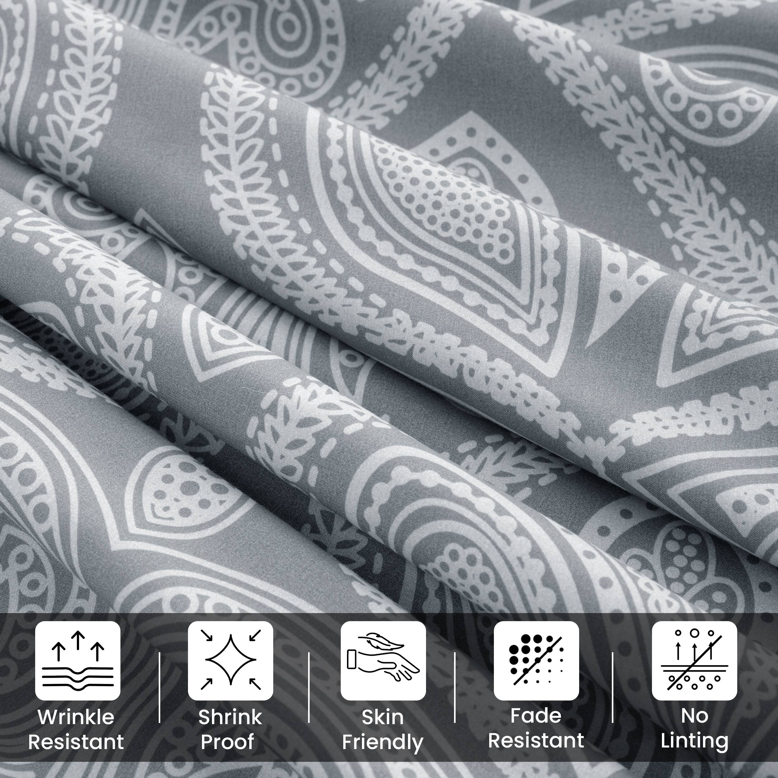 Wrinkle Resistant, Shrink Proof, Skin Friendly, Fade Resistant, No Linting