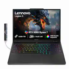 Lenovo Legion 5: RTX 5060 Ryzen 7, 32GB/1TB, 165Hz OLED 2.5K, RGB Backlit Keyboard