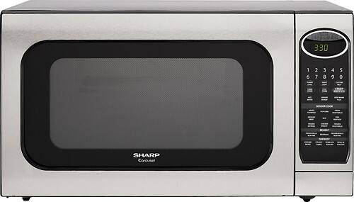 Best Buy: Sharp 2.0 Cu. Ft. Full-Size Microwave Stainless-Steel R520KS