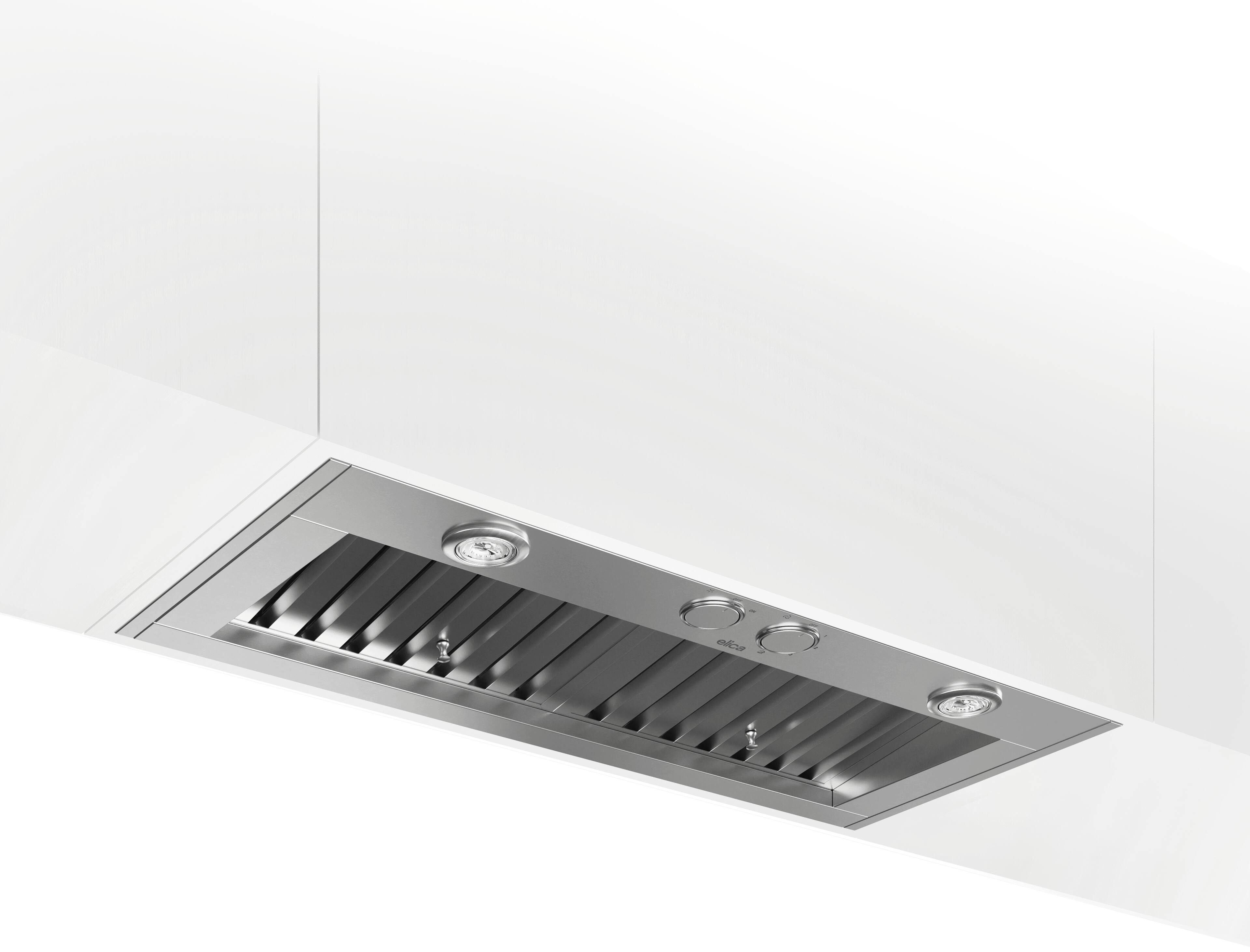 Front. Elica - Elica Scanno 34 in. Insert Range Hood - Stainless Steel.