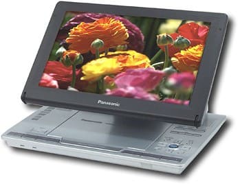 Angle Standard. Panasonic - 9" 16:9 LCD Widescreen Portable DVD Player.