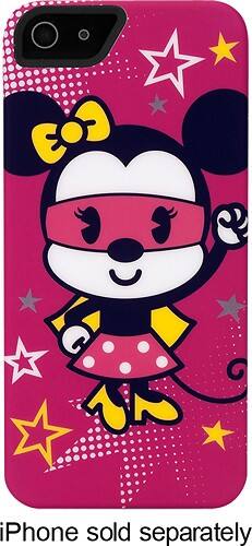 Front Standard. PDP - Minnie Mouse Clip Case for Apple® iPhone® 5.