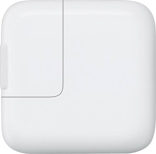 Front. Apple - 12W USB Power Adapter - White.