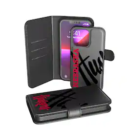 Keyscaper - NCAA - Nebraska Huskers iPhone Wallet Case - 15 - Multicolor
