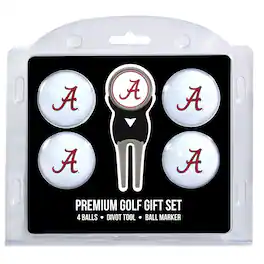 Team Golf - Alabama Crimson Tide 4-Ball Gift Set - Multicolor