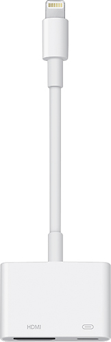 Apple Lightning Digital A V Adapter White Md826zm A Best Buy