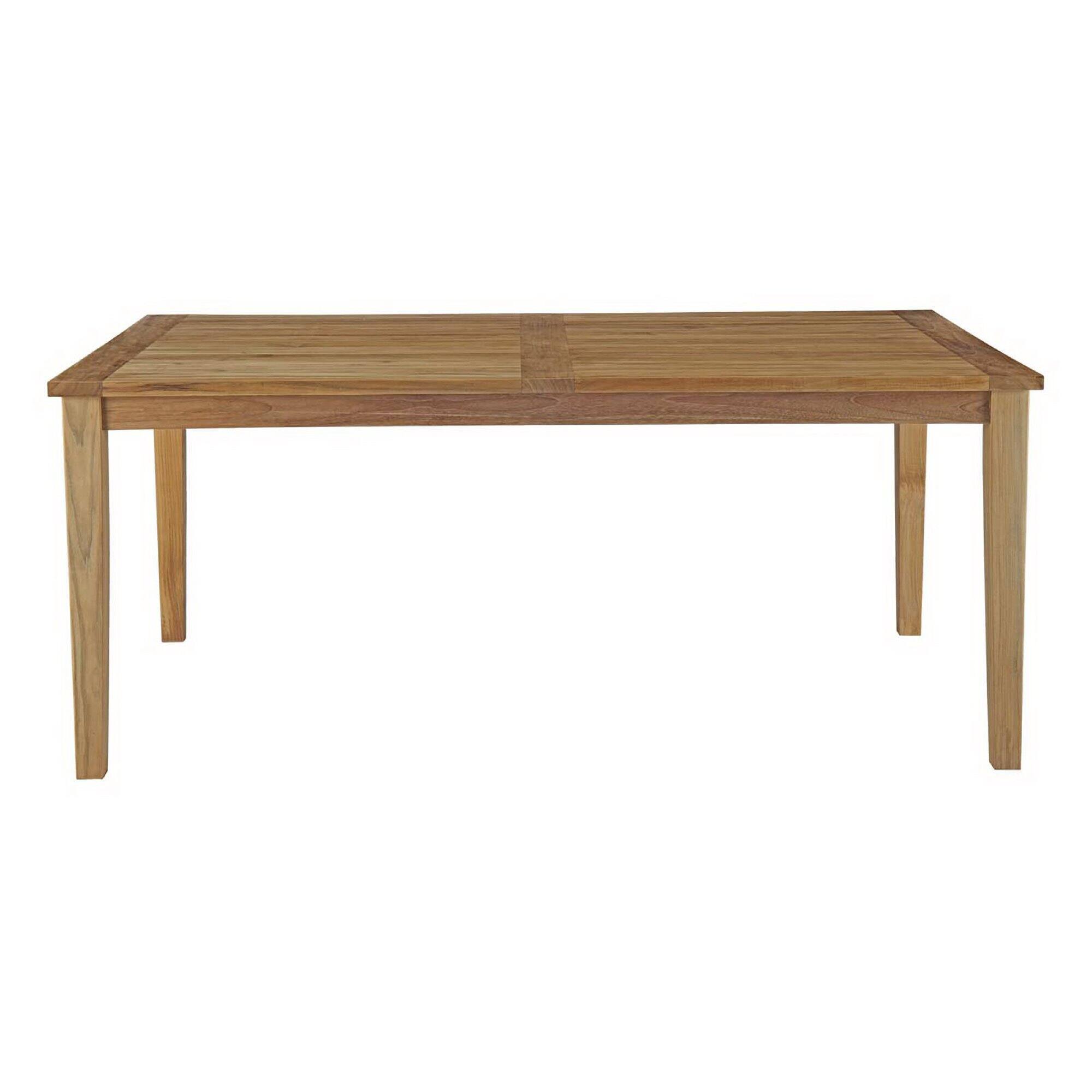 Left. Modway - Marina 72" Outdoor Patio Teak Dining Table by Modway - Natural.