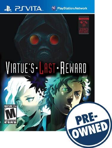 Front Standard. Zero Escape: Virtue's Last Reward — PRE-OWNED - PS Vita.