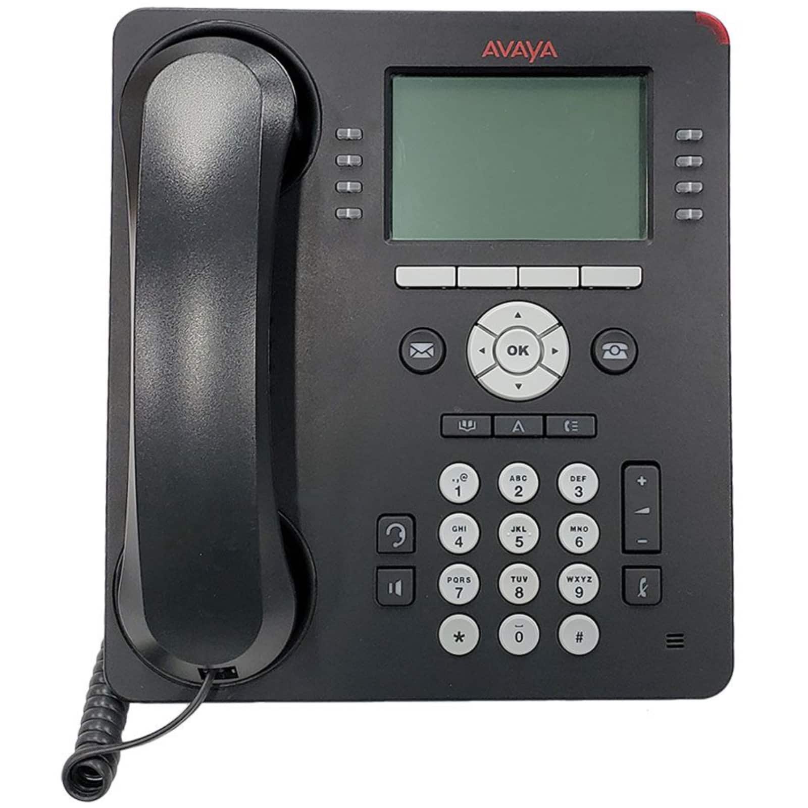 Avaya - 9508 Multi-Line Digital Business Telephone Global Icon 24-Button Corded Office Phone IP Office 8-Line Desk Telephone HAC - Charcoal