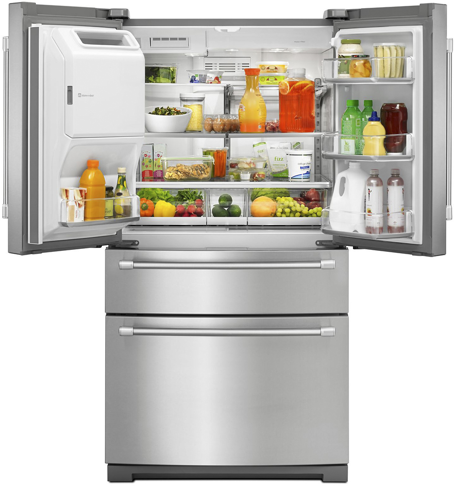 Best Buy: Maytag 26.2 Cu. Ft. 4-Door French Door Refrigerator Stainless ...