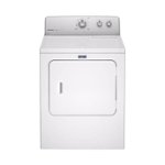 Front. Maytag - 7.0 Cu. Ft. 15-Cycle Electric Dryer - White.