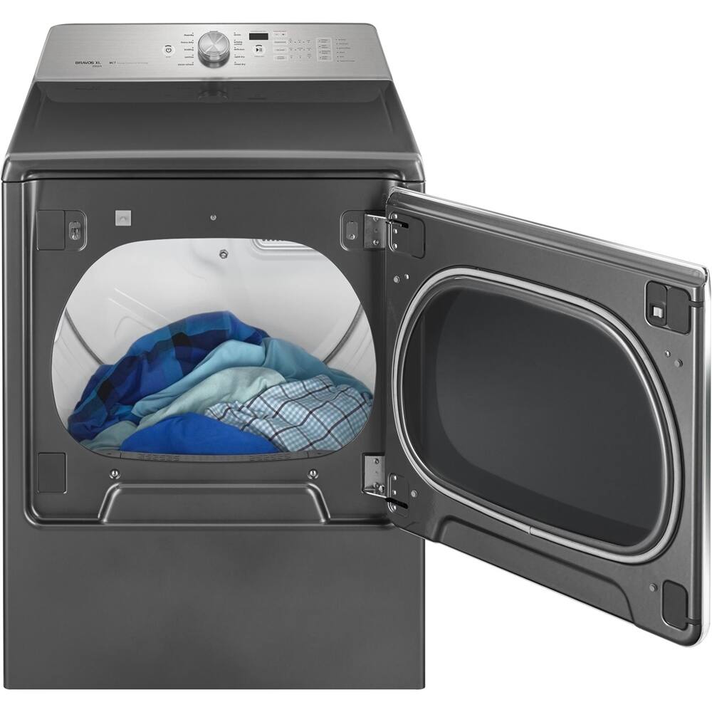 Best Buy: Maytag 8.8 Cu. Ft. 11-Cycle Gas Dryer with Steam Metallic ...