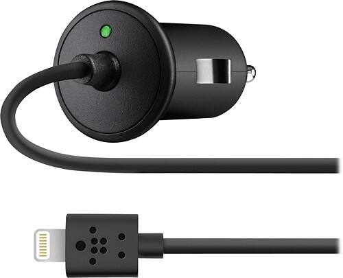 Front Standard. Belkin - Vehicle Charger for Most Lightning-Enabled Apple® Devices.