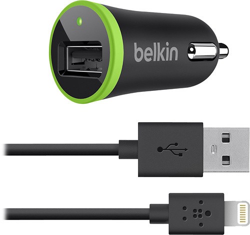  Belkin - Vehicle Charger for Most Lightning-Enabled Apple® Devices