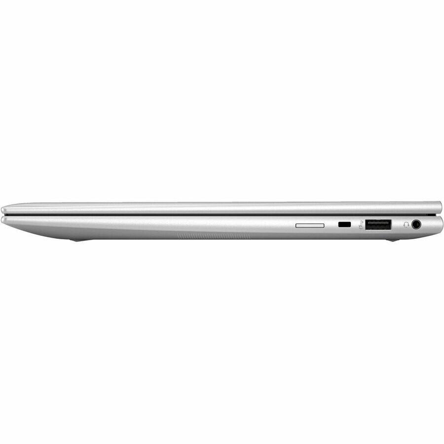 Alt View 3. HP - Elite x360 830 G11 13.3" WUXGA Touch Intel Core Ultra 7 155U 1.7 GHz 16GB RAM 512GB SSD with PEN Windows 11 Pro Laptop - Silver.