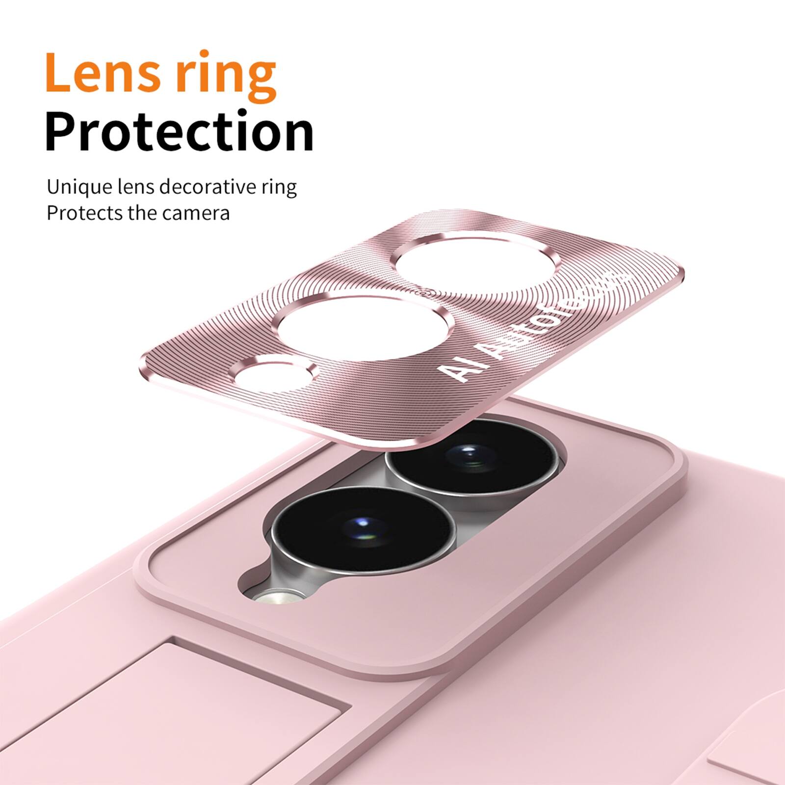Lens ring Protection  
Unique lens decorative ring  
Protects the camera  
AI Autofocus