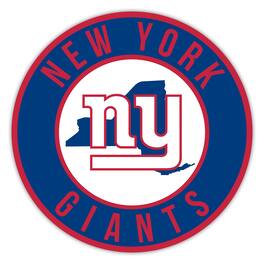 Fan Creations - New York Giants 15" State Circle Sign - Multicolor