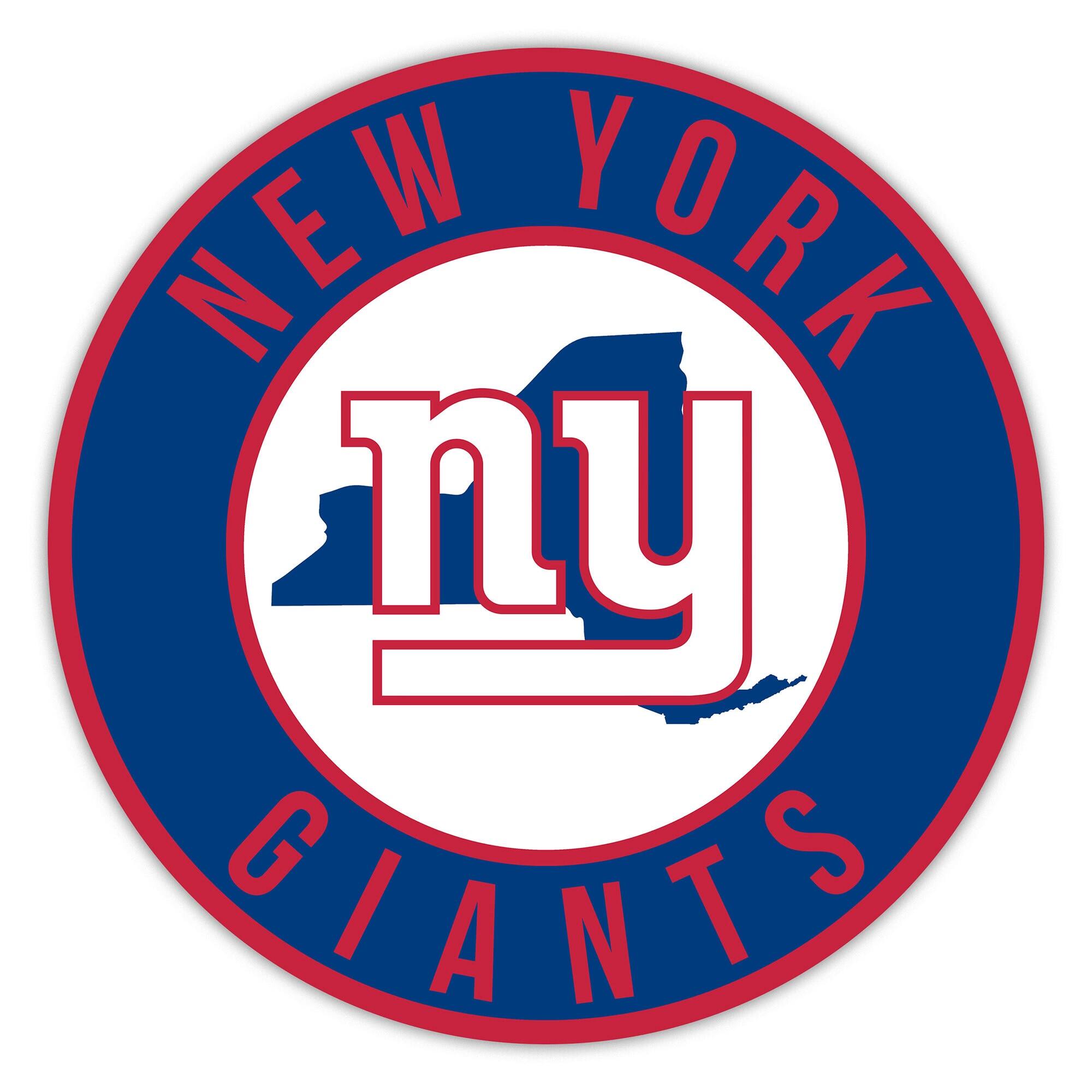 New York Giants 15" State Circle Sign