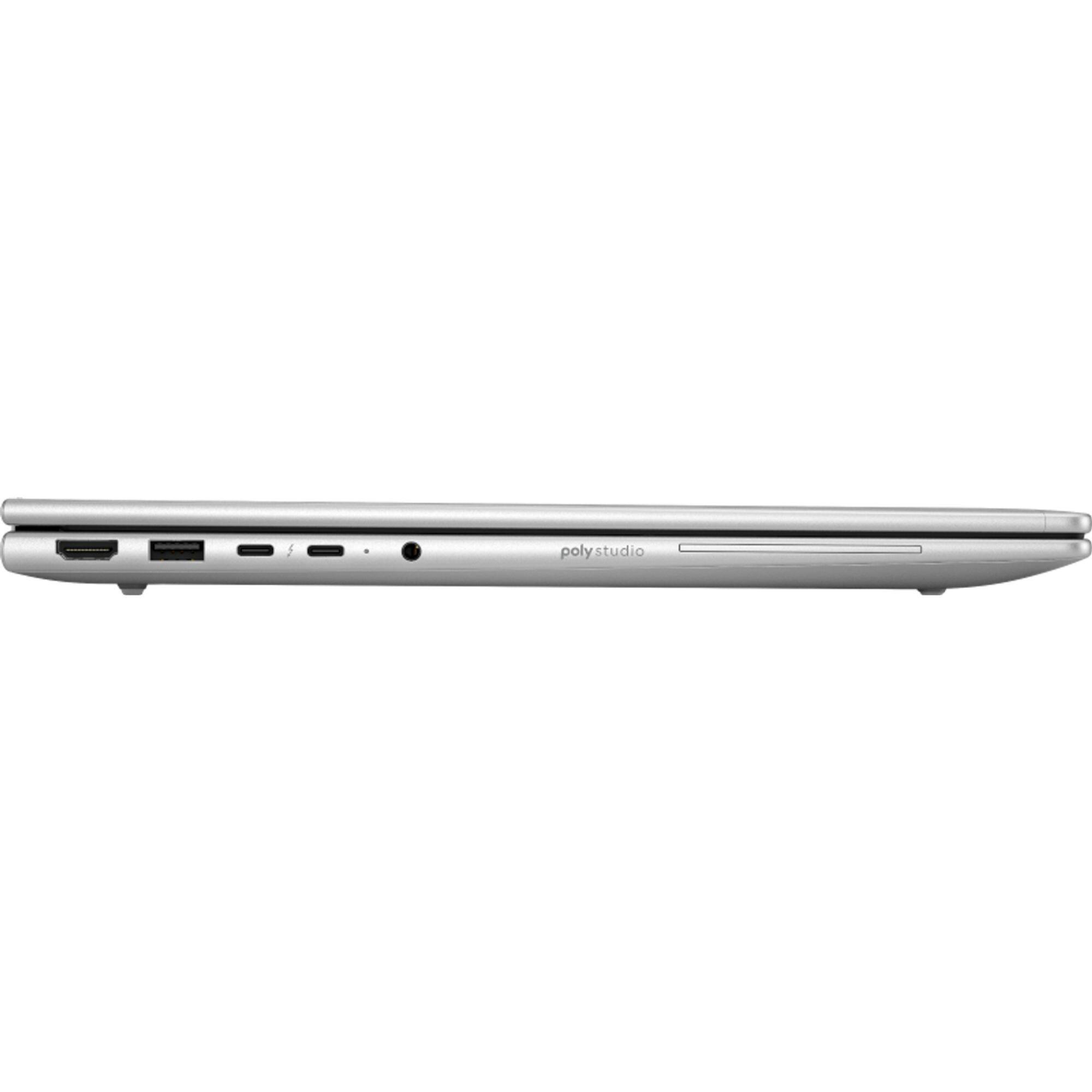Alt View 5. HP - EliteBook 6 G1ah 14" WUXGA AMD Ryzen 5 220 3.2 GHz 16 GB 256 GB SSD AMD Radeon 740M Graphics Windows 11 Pro Laptop - Pike Silver.