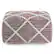 Left. Simpli Home - Cowan Square Pouf - Magenta and Natural.