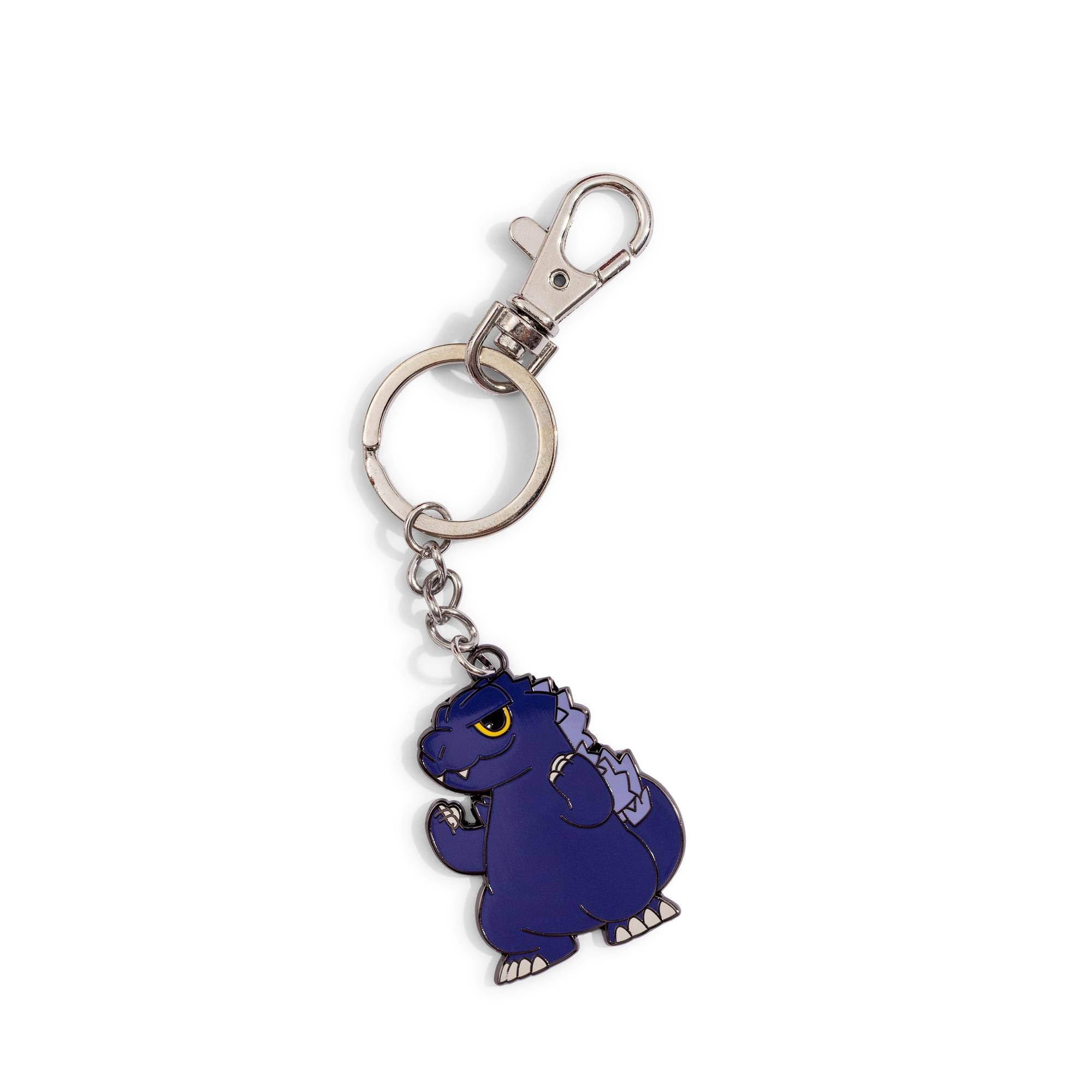 Front. SalesOne LLC - Godzilla Chibi Charm Enamel Keychain - Multi-Colored.
