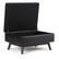 Alt View 11. Simpli Home - Owen 34 inch Wide Mid Century Modern Rectangle Coffee Table Storage Ottoman - Distressed Black.