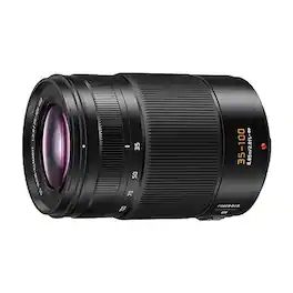 Panasonic - LUMIX Micro Four Thirds Camera Lens, Leica DG Vario-ELMARIT 35-100mm / F2.8 / Power O.I. (International Model) - Black