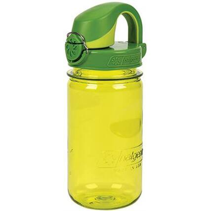 Front. Nalgene - Nalgene Kid's Sustain 12 oz. On the Fly Water Bottle - Green/Green - Green/Green.