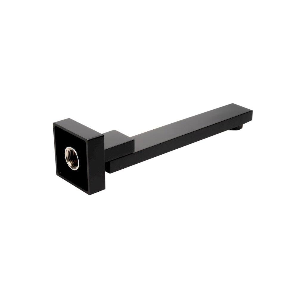 Alt View 1. Alfi - Black Matte Square Foldable Tub Spout - Black.