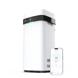Airdog - X5 Air Purifiers for Home Bedroom Office, Washable Filter Covers up to 1614 sq. ft. Remove Dust Smoke Mold - White