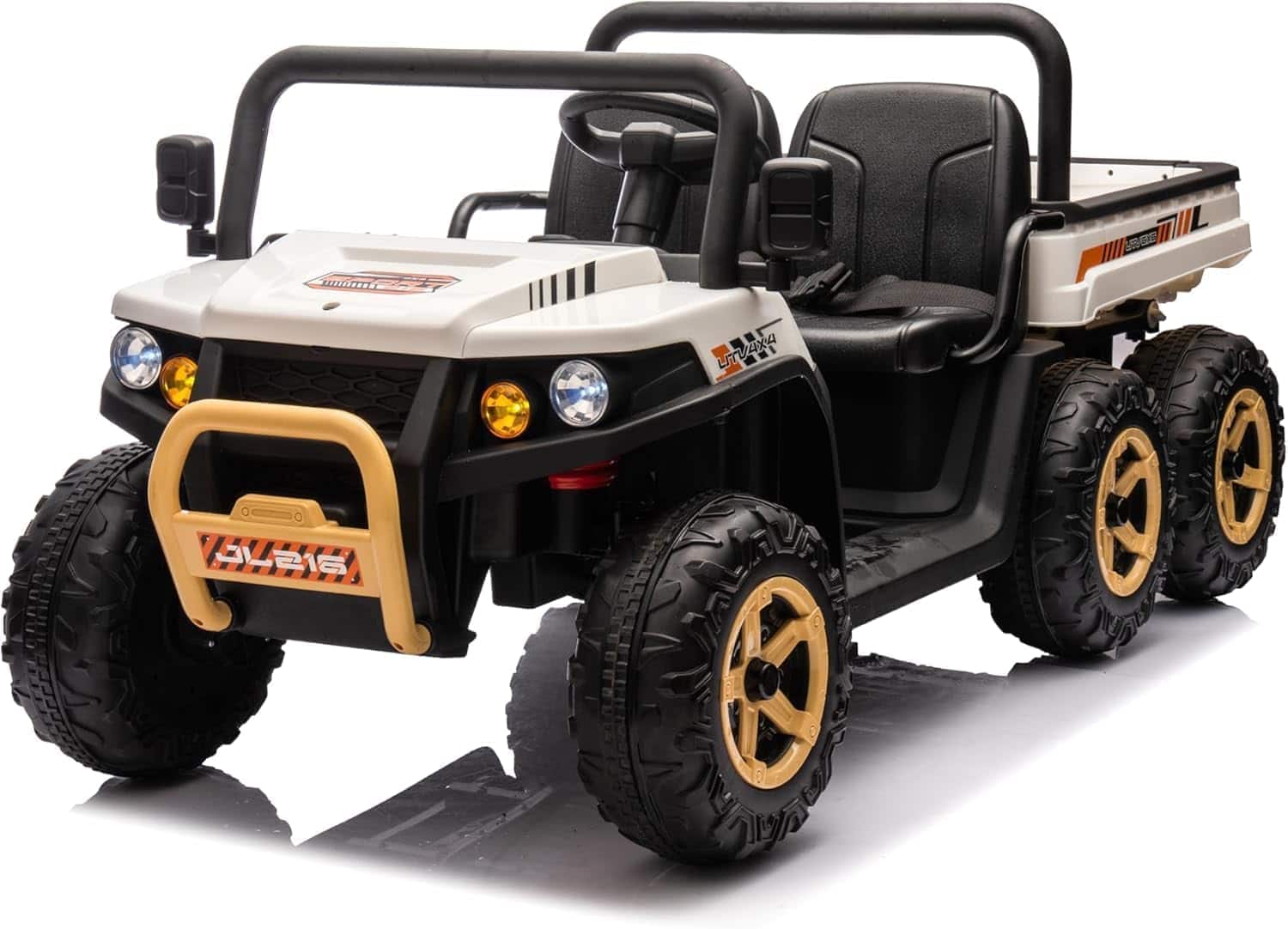 Homhougo - 24V Licensed Cadillac 2-Seater Kids Ride On Car, Remote Control, LED Lights, Music