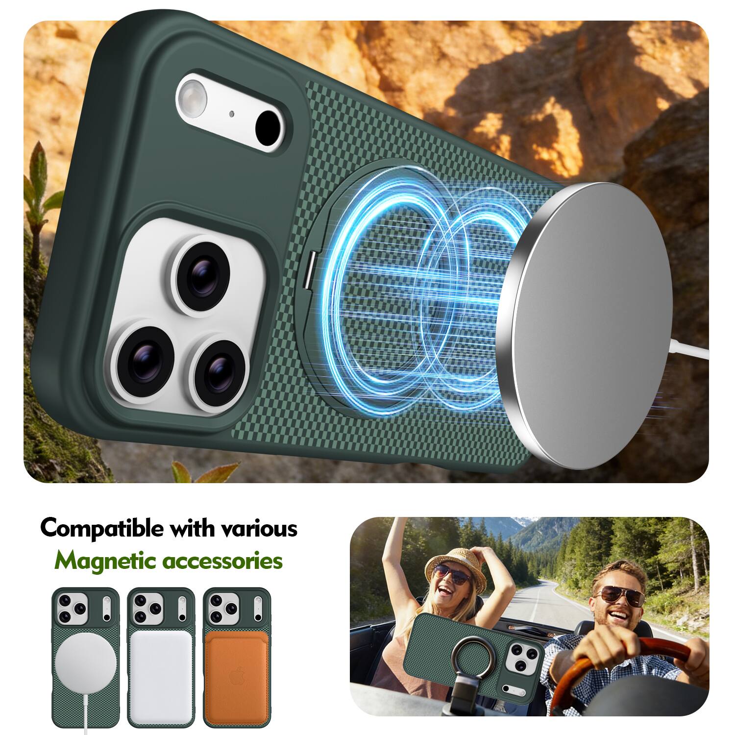 Compatible with various Magnetic accessories