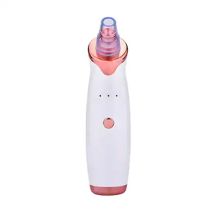 Front. Cluzine - Blackhead Remover Vacuum, Electric Pore Cleaner with 5 Suction Tips & 3 Levels for Gentle Home Facial Care.
