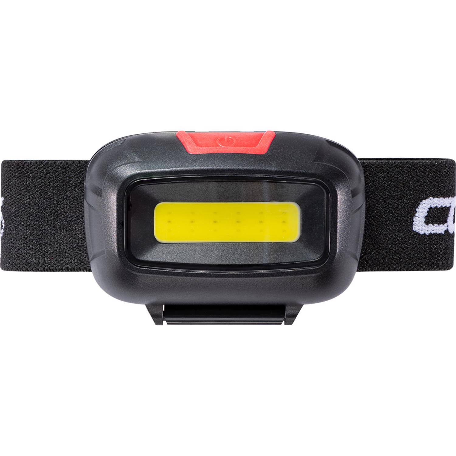 Angle. Coast - COAST® FL13 255 Lumen Dual Color (White & Red) LED Headlamp, Batteries & Hard Hat Clips Included, Red - Black.