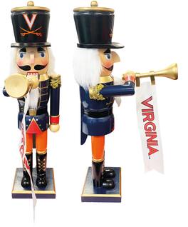 Santa's Workshop - Virginia Cavaliers 14" Bugler Nutcracker - Blue