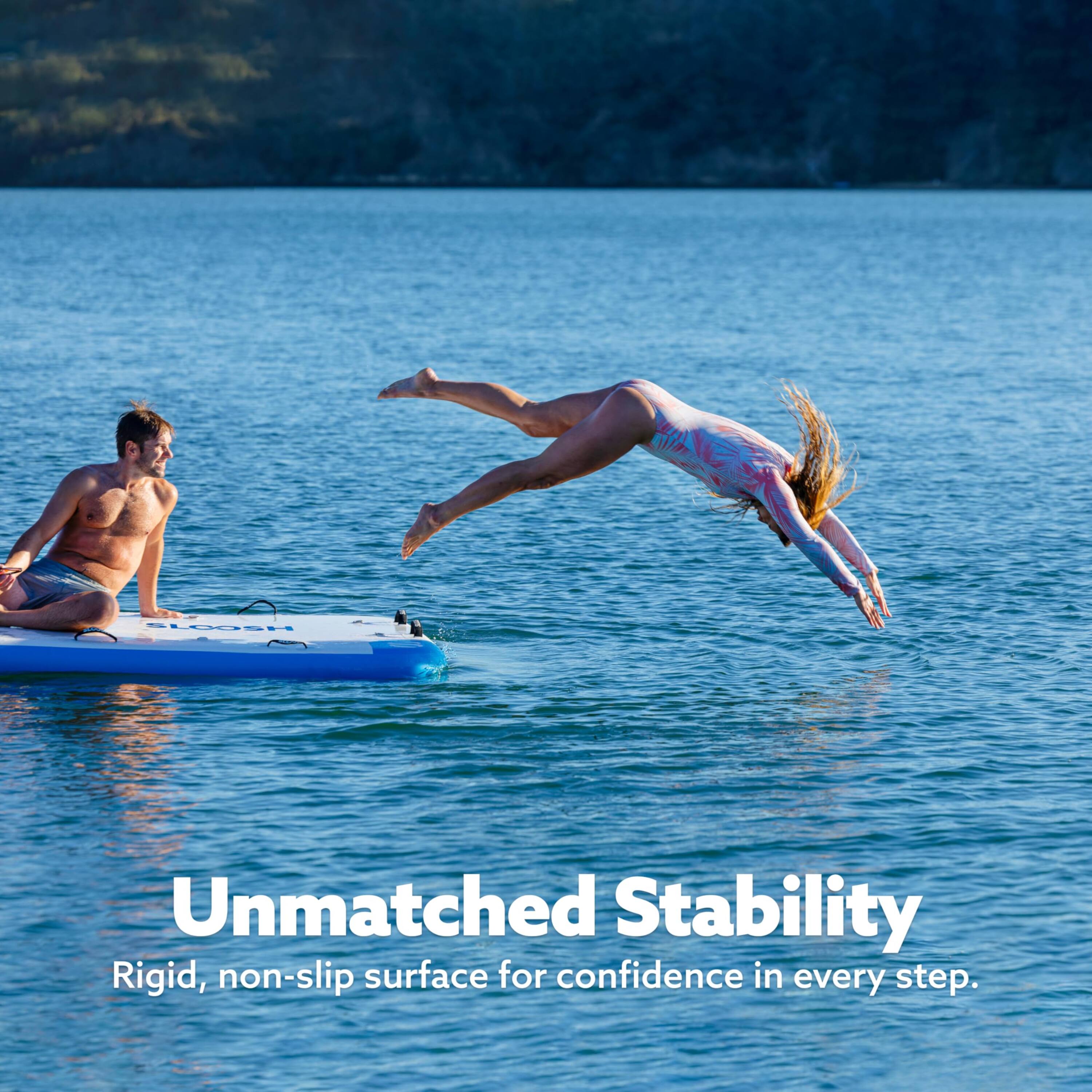 BLOOSH Unmatched Stability  
Rigid, non-slip surface for confidence in every step.