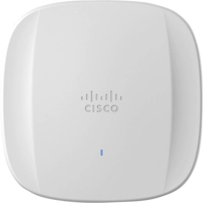 Front. Cisco Consumer Products - Cisco Catalyst CW9164I Tri Band IEEE 802.11ax 7.49 Gbit/s Wireless Access Point - 2.40 GHz, 5 GHz, 6 GHz - Internal - Unknown.
