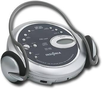 Angle Standard. Insignia™ - Portable CD Player w/CD-R/RW Playback.