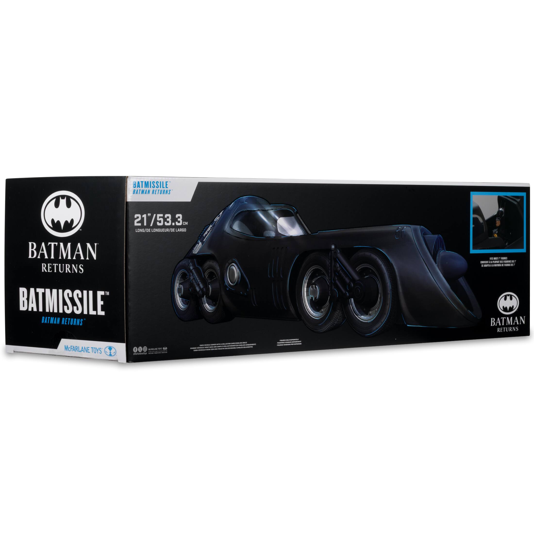 BATMISSILE BATMAN RETURNS  
21"/53.3cm  
BATMAN RETURNS  
McFARLANE TOYS