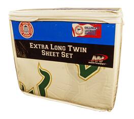 Northwest - South Florida Bulls ( USF ) X-Long ( Extra Long ) Twin Sheet Set with Pillow Case - Multi