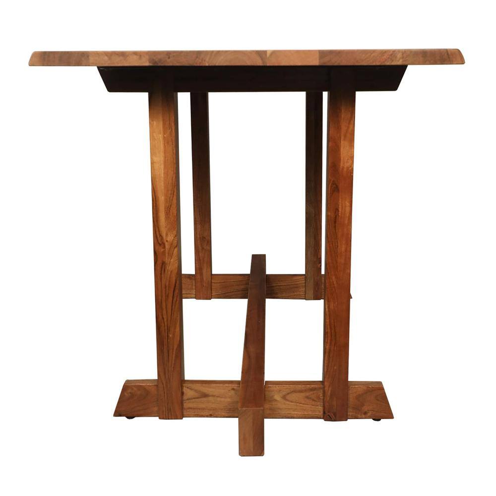 Alt View 2. Carolina Chair & Table - Live Edge Dining Table - Natural Acacia - Honey Gold - Gold.