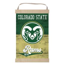 Jardine - Colorado State Rams Retro Logo Banner Sign - Green